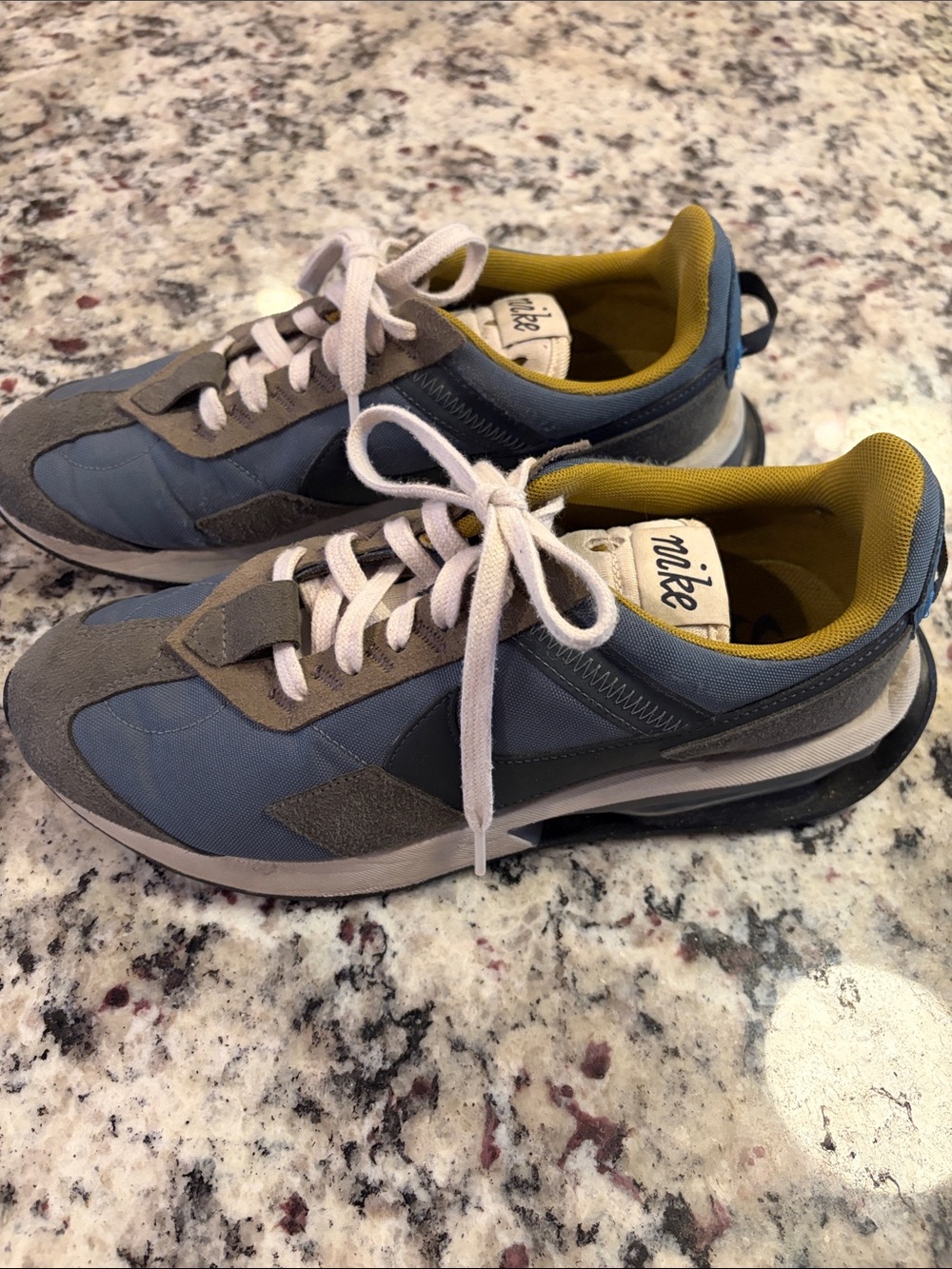 Nike Air Max Pre-Day Men’s Blue, Gray and Yellow